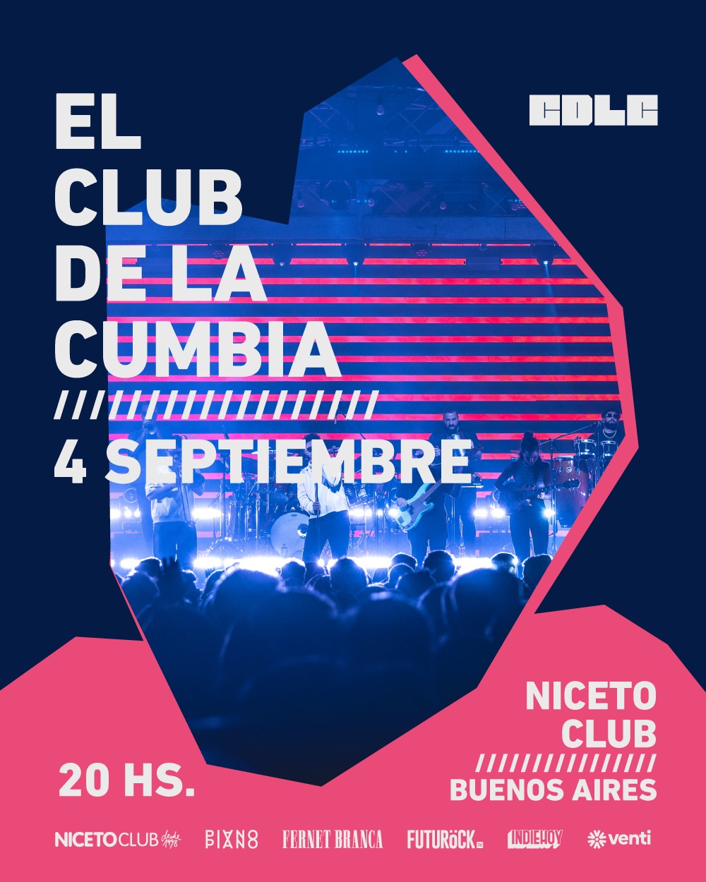 El Club de la Cumbia 4 de septiembre en Niceto Club (+18 años)