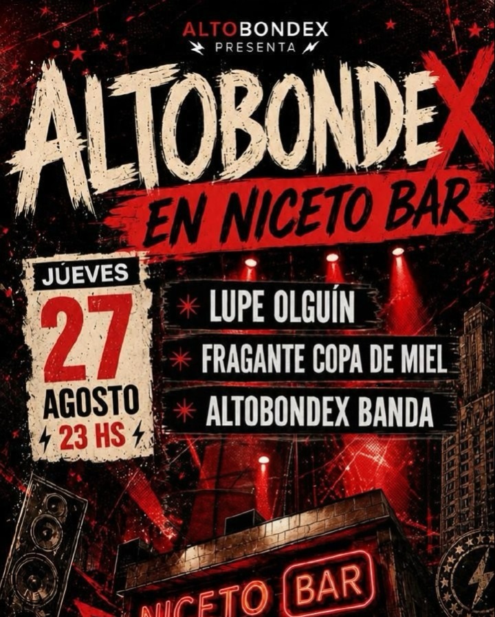 Altobondex presenta una noche de blues, rock y más rock en Niceto Bar