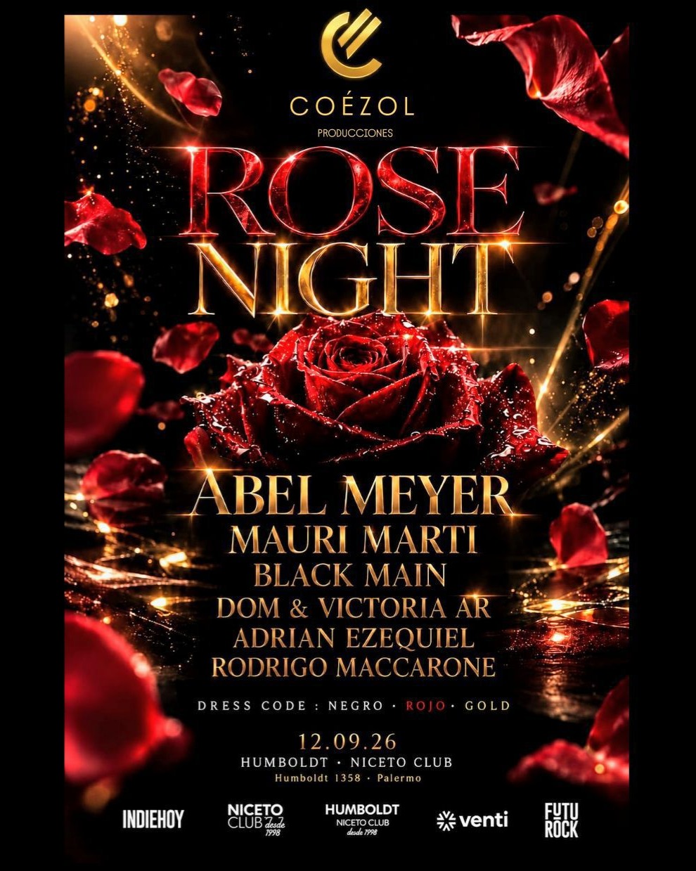 ROSE NIGHT en Humboldt | Niceto Club