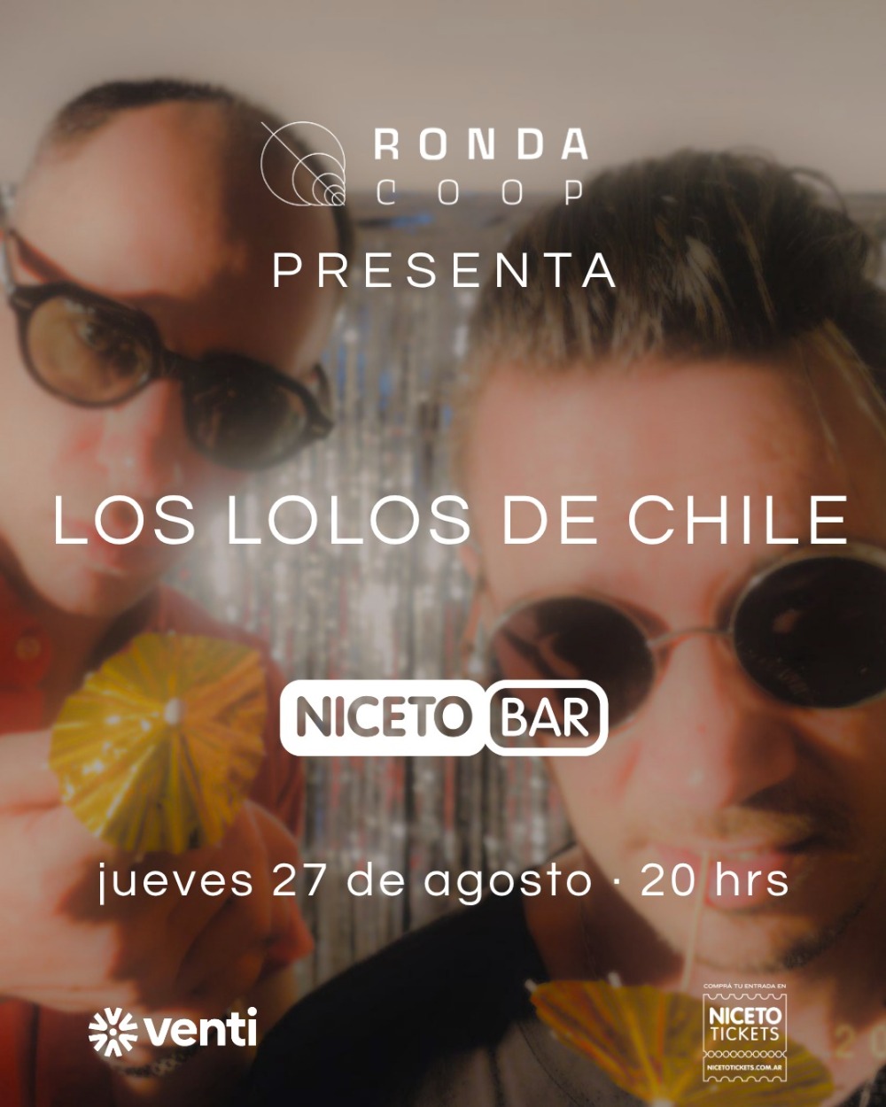 Los Lolos de Chile en Argentina en Niceto Bar