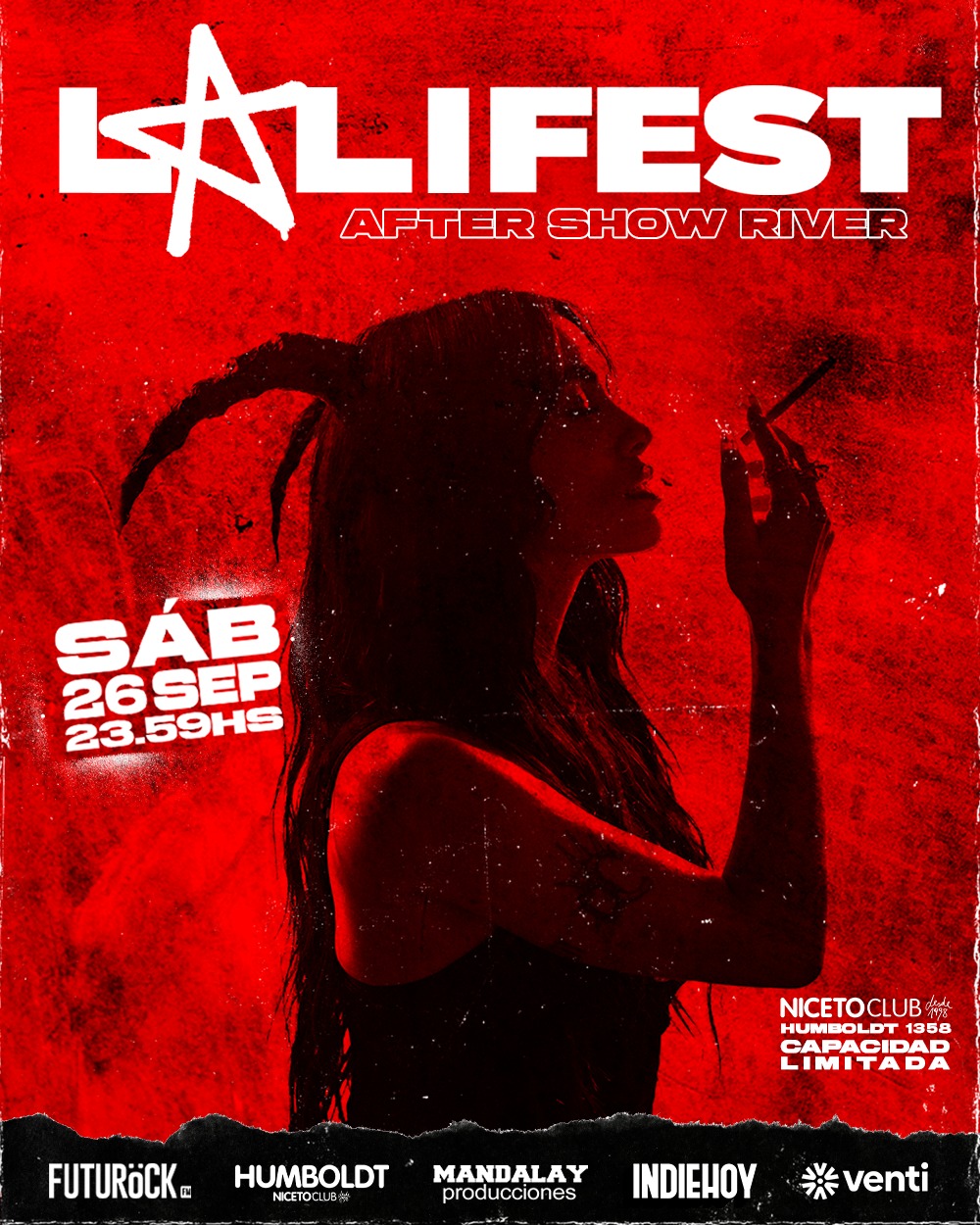 LALIFEST by MANDALAY  26 SEP en Humboldt | Niceto Club