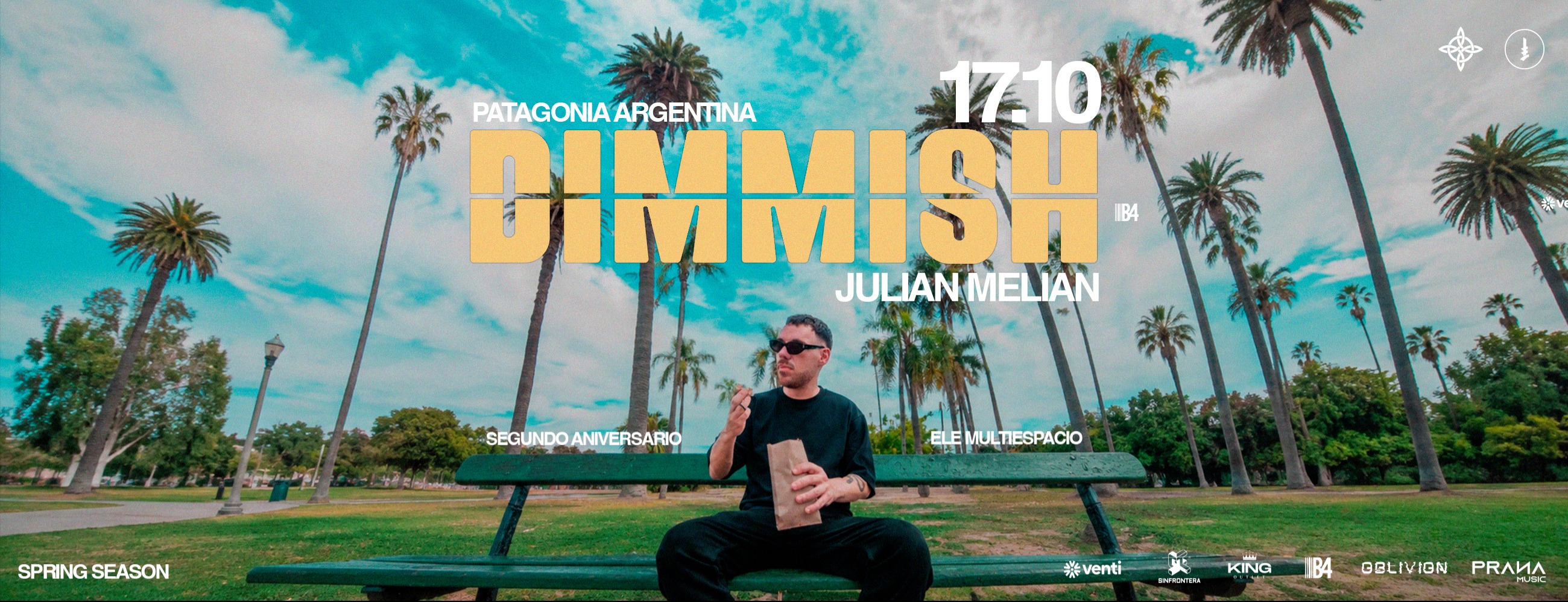 PRANA & OBLIVION; DIMMISH; SEGUNDO ANIVERSARIO @ELE MULTIESPACIO — Other · Chubut