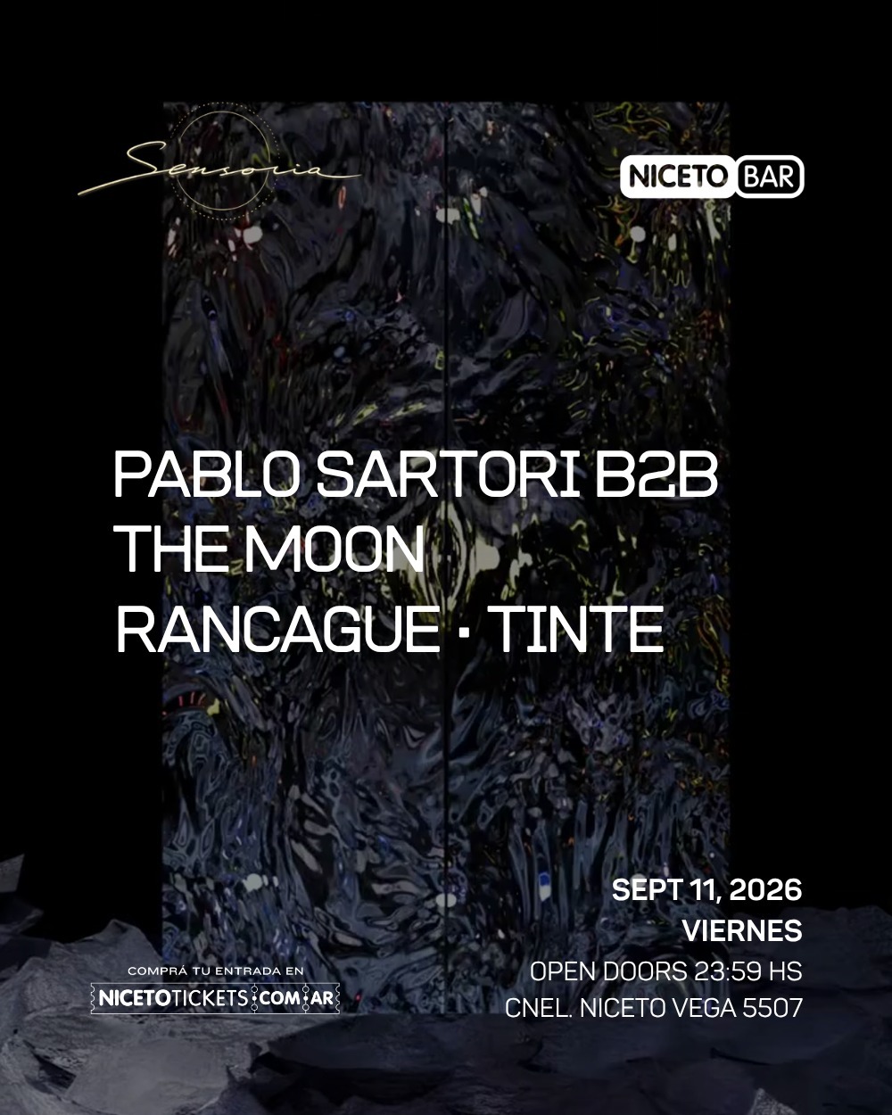SENSORIA en Niceto Bar