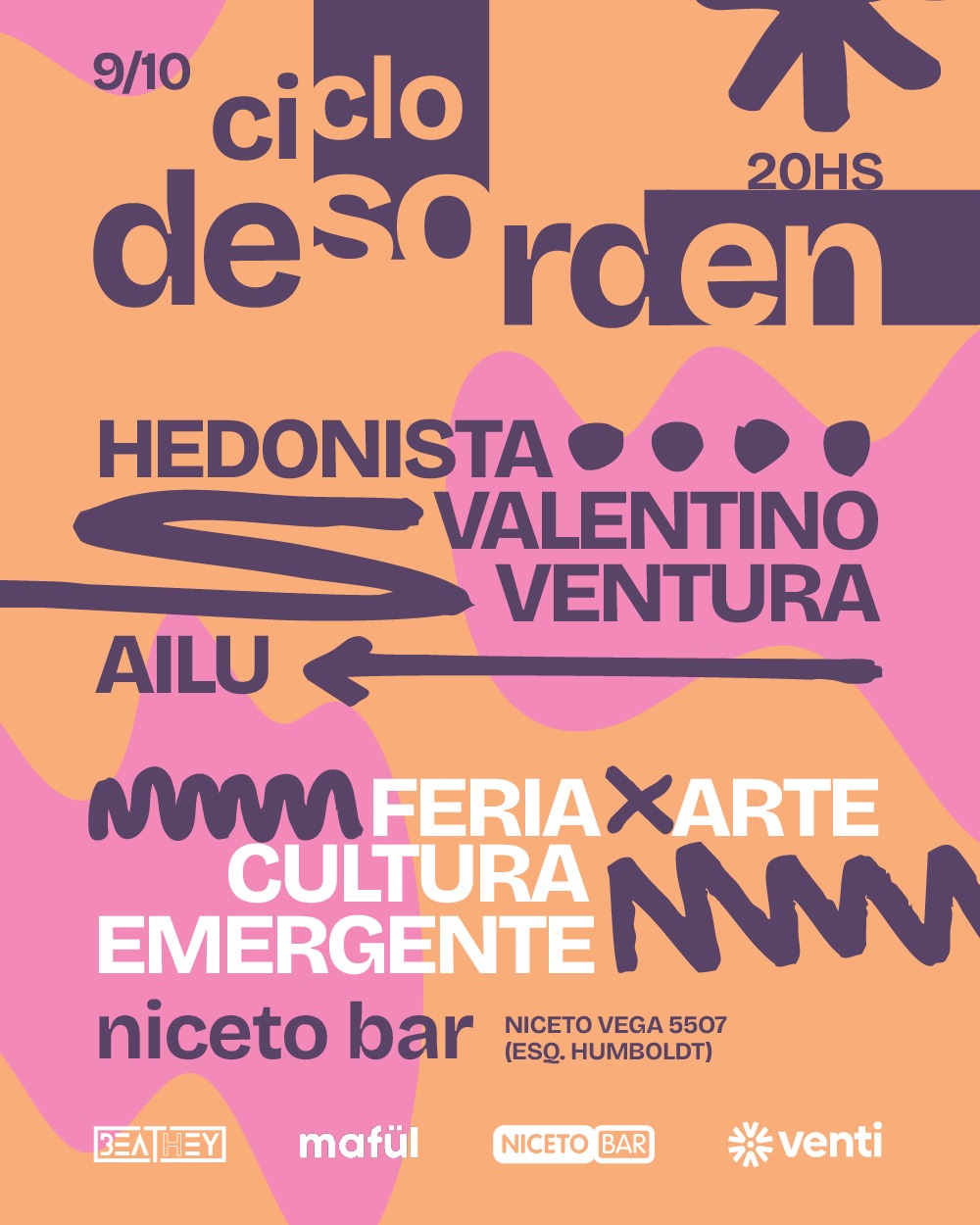 DESORDEN 9 OCT en Niceto Bar
