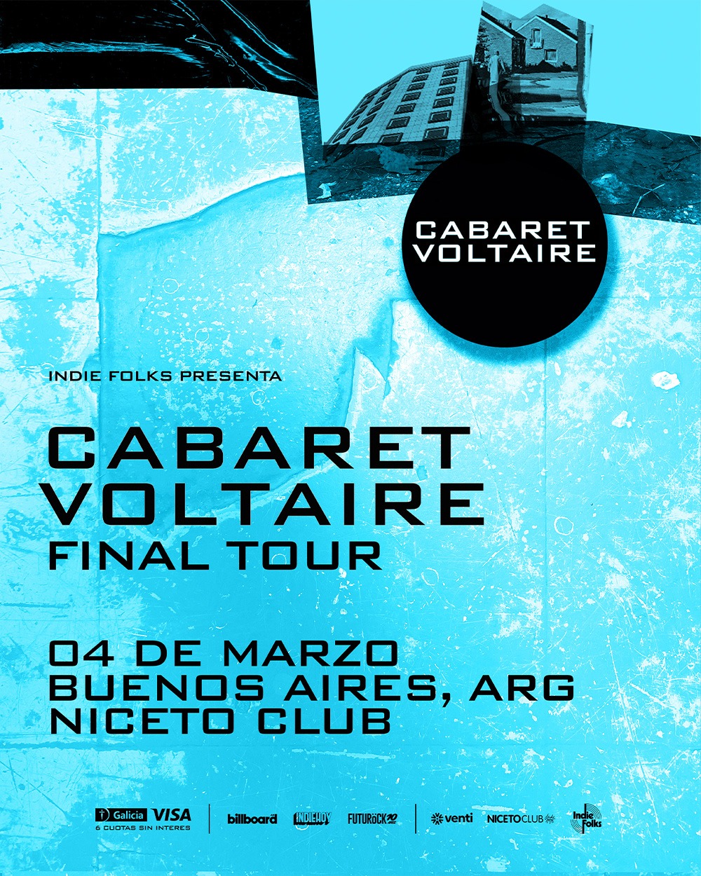 CABARET VOLTAIRE en Niceto Club (+18 años)