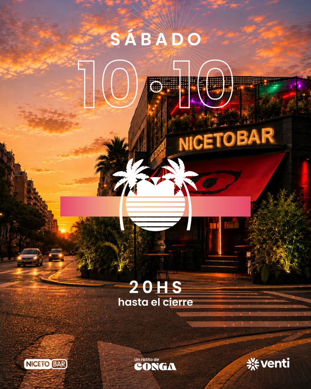 Un ratito de conga 10 OCT en Niceto Bar