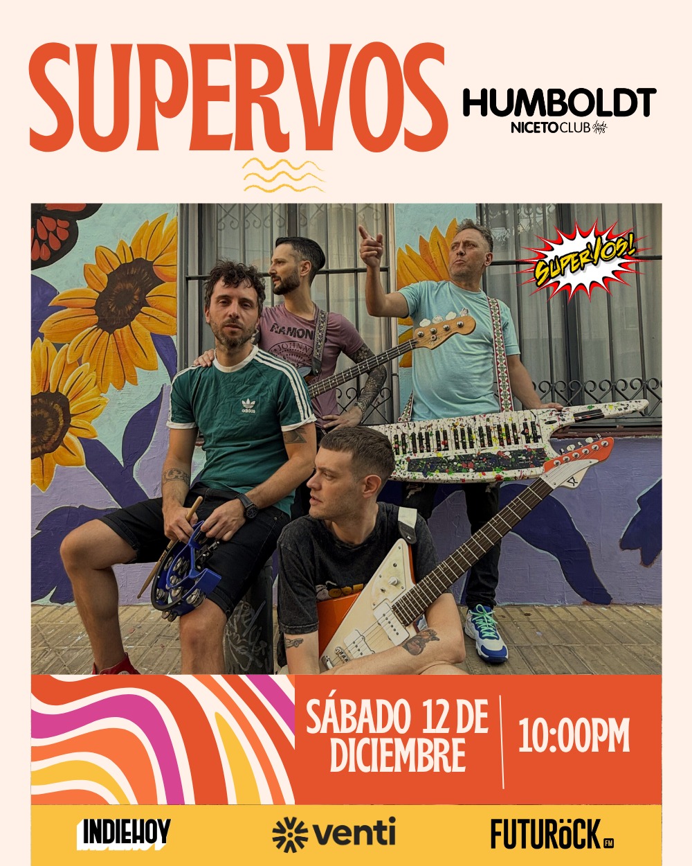 SuperVos cierra el año en  Humboldt | Niceto Club (+18 años)
