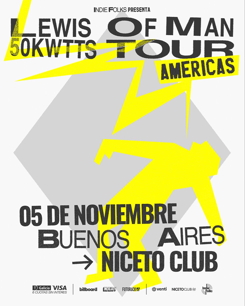 LEWIS OFMAN en Niceto Club (+18 años)
