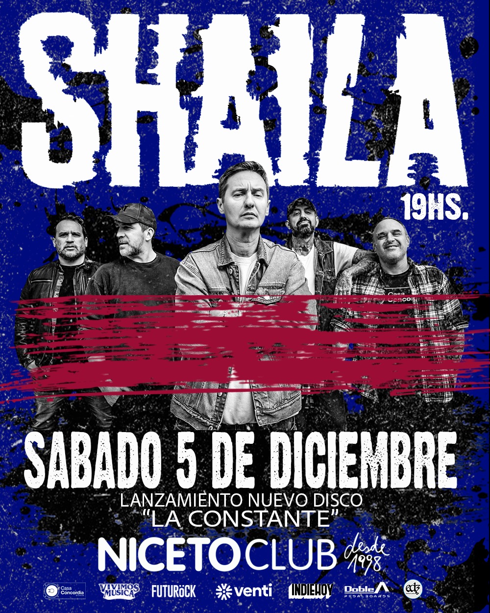 SHAILA lanza " LA CONSTANTE" en Niceto Club (+18 años)