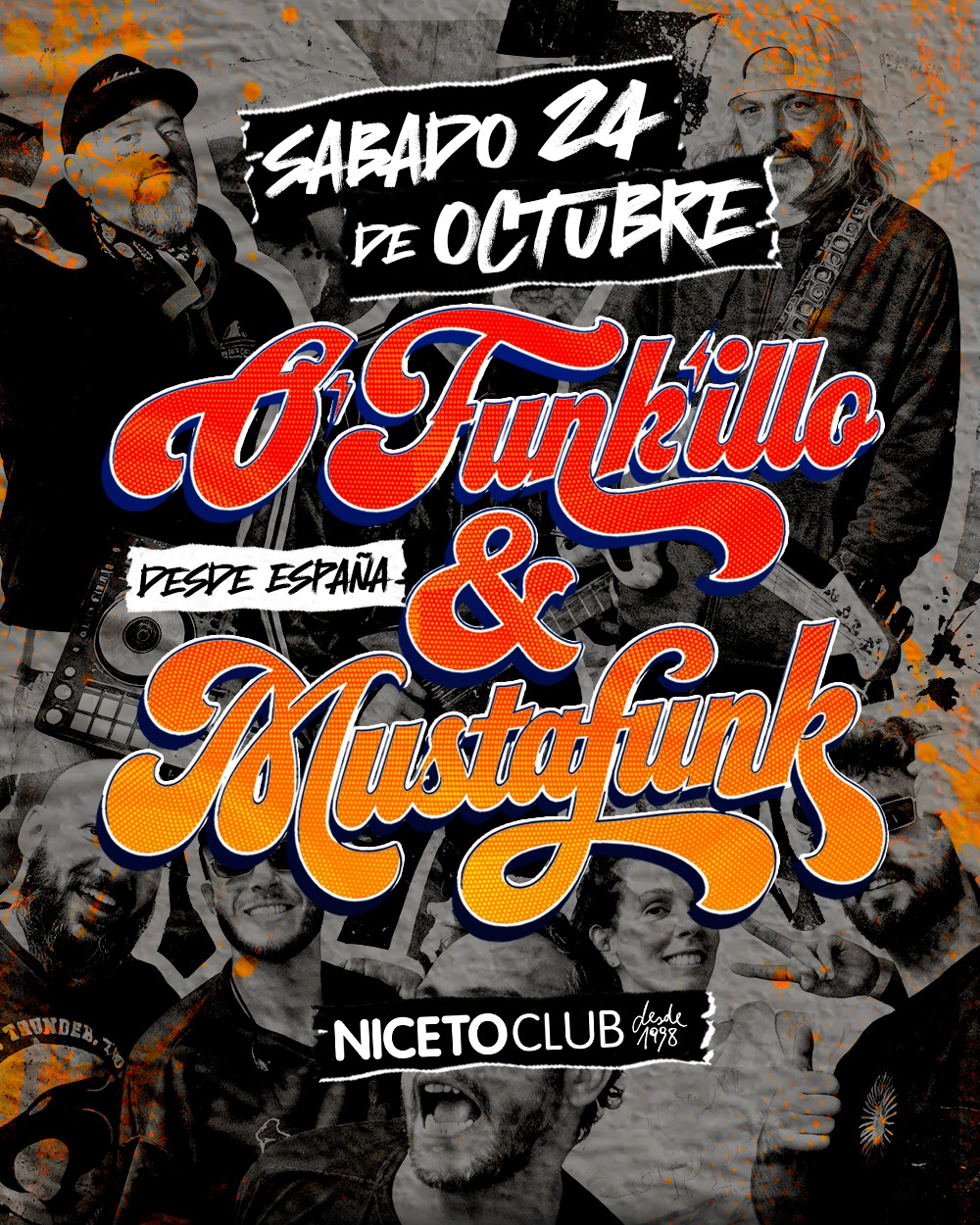 Mustafunk 24 OCT en Niceto Club (+18 años)