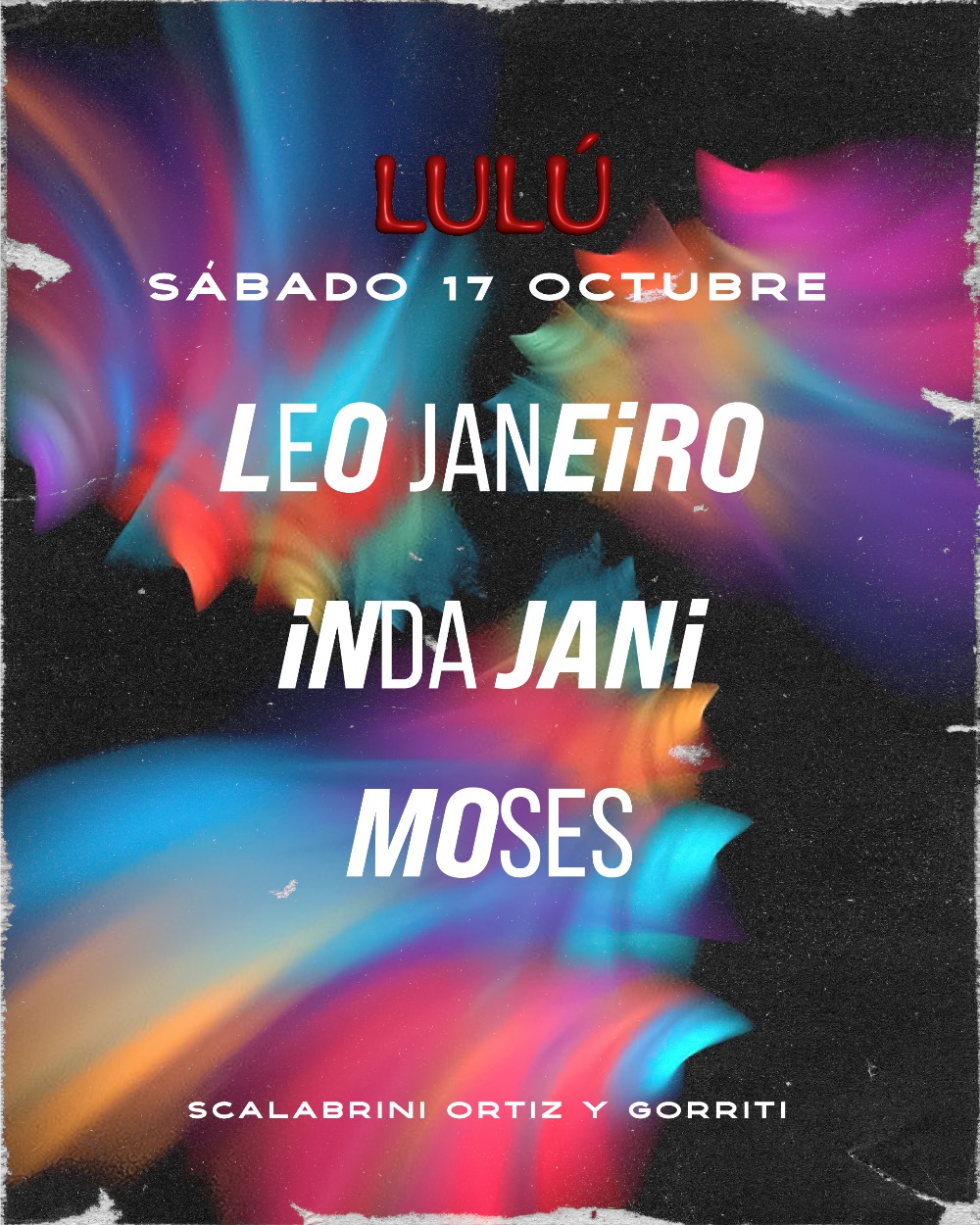 17/10 | Lulú pres LEO JANEIRO - INDA JANI - MOSES