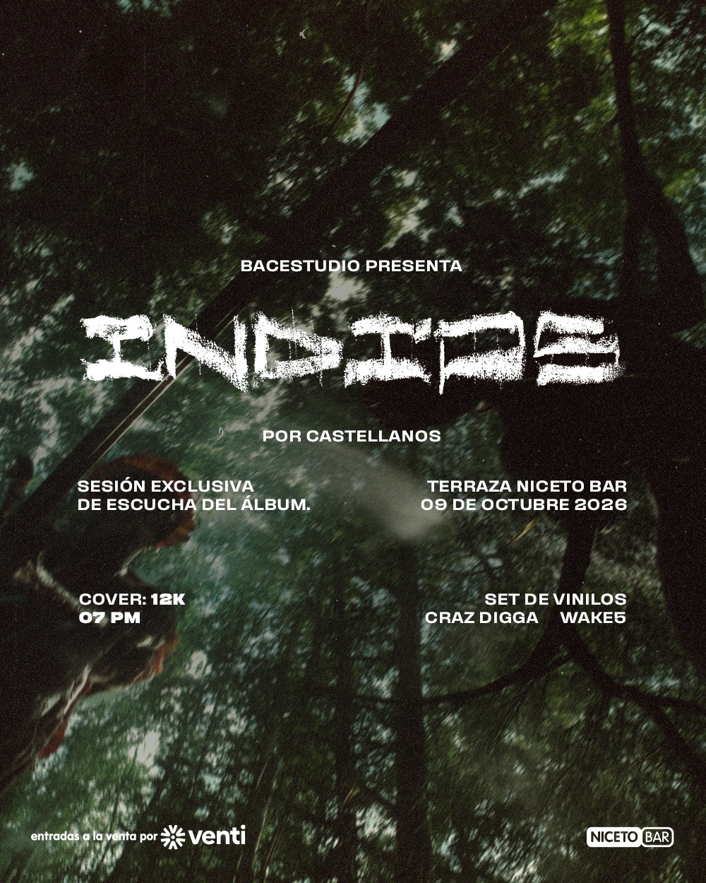 INDIOS x CASTELLANOS ¨Escucha Exclusiva¨ en Niceto Bar