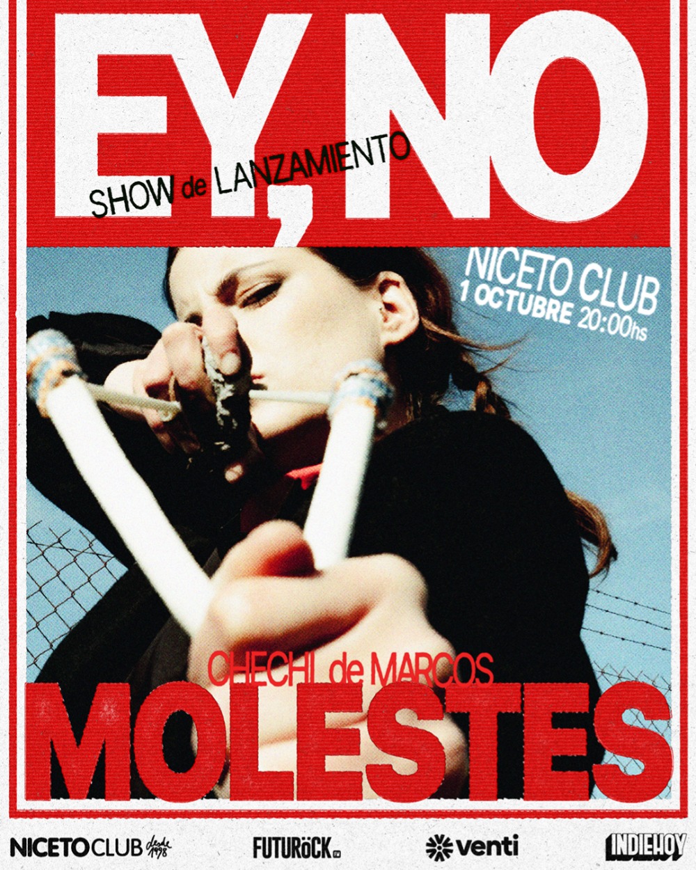 Chechi de Marcos en Niceto Club (+ 18 años)