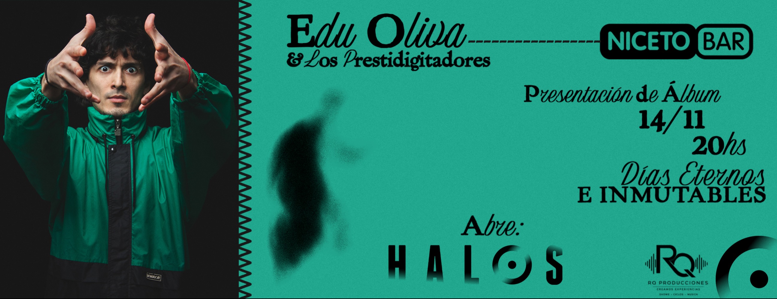 EDU OLIVA + HALOS en Niceto Bar