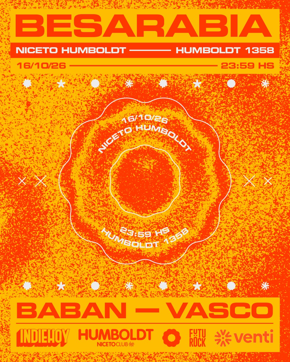 BESARABIA pres. BABAN & VASCO en Humboldt | Niceto Club