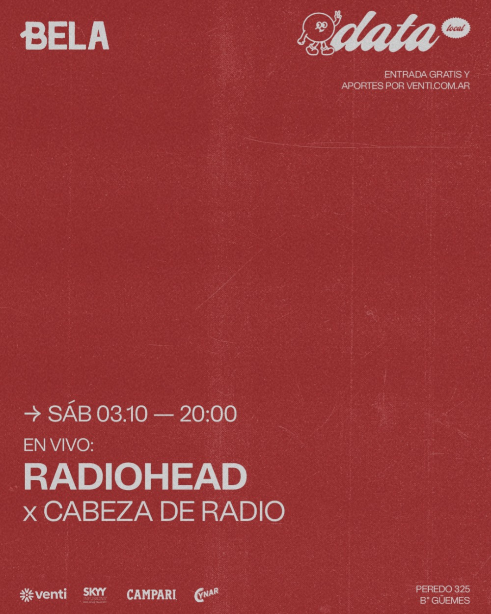 DATA x BELA > RADIOHEAD x Cabeza de Radio
