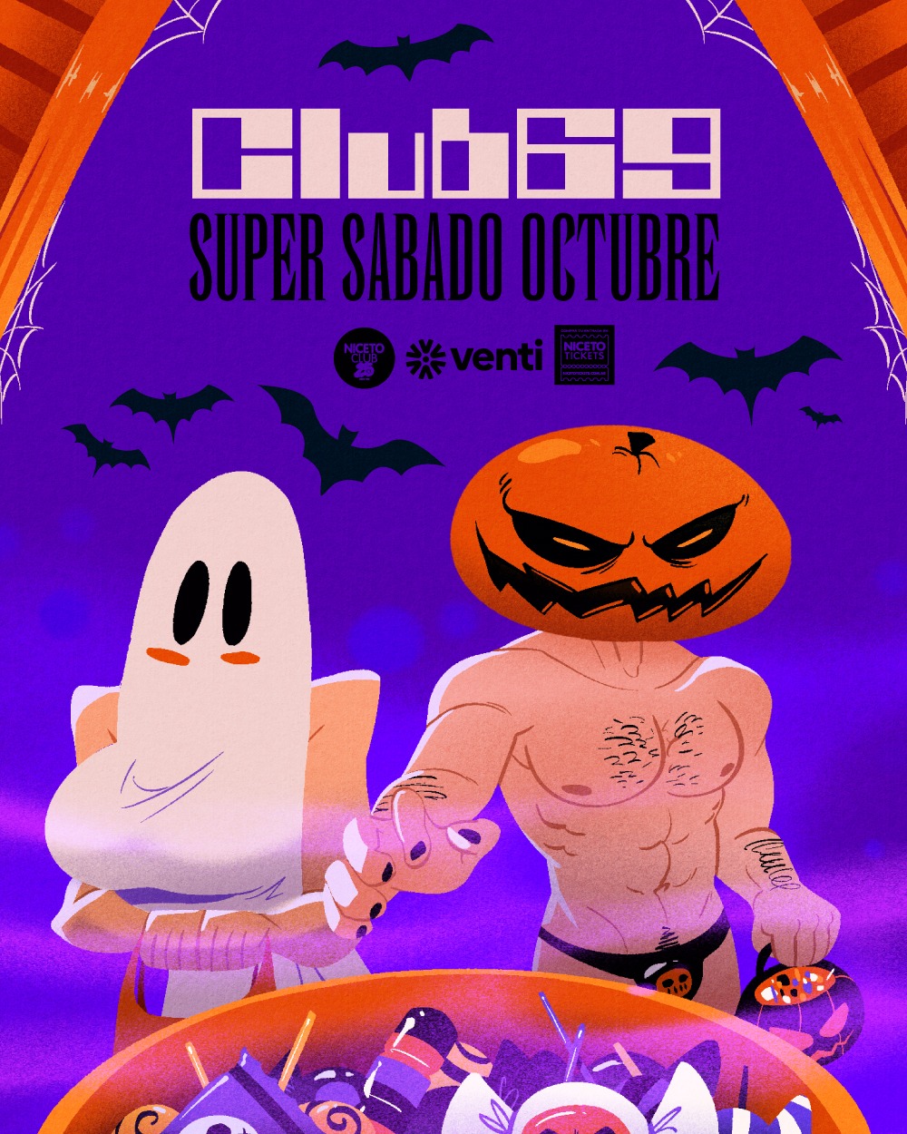 Club 69 | 10 OCT en Niceto Club (+18 años)