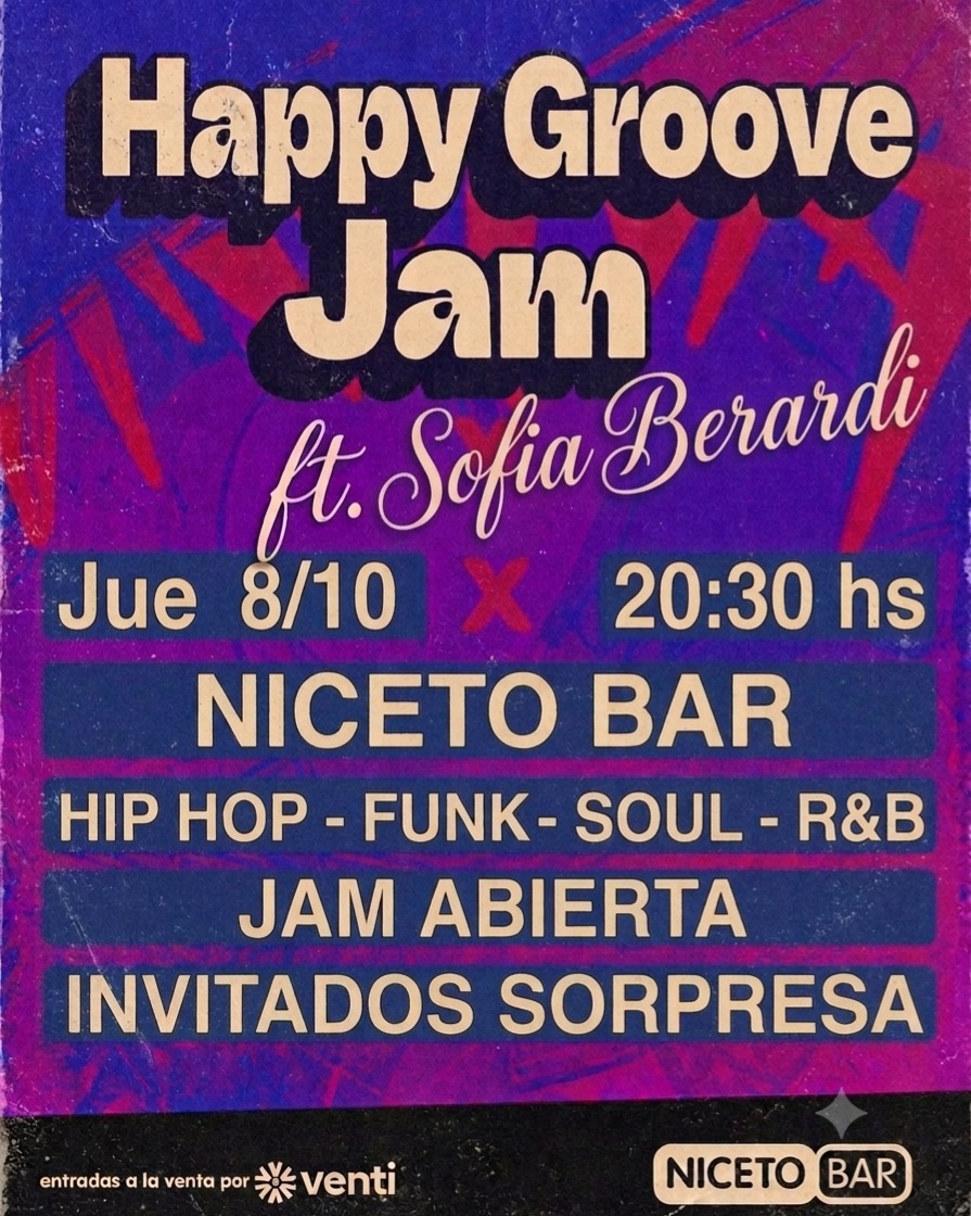 Happy Groove Jam en Niceto Bar