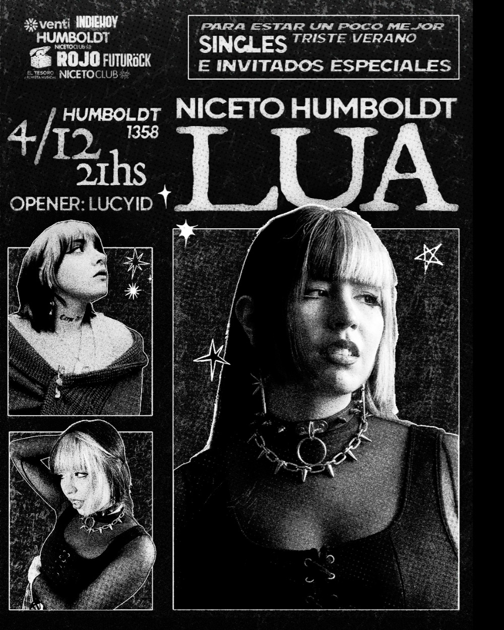 Lua + Lucyid en Humboldt - Niceto Club (+18 años)