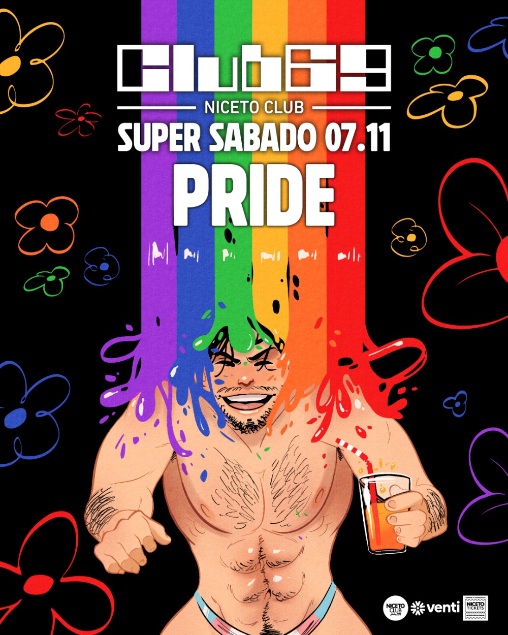 Club 69 | PRIDE en Niceto Club (+18 años)