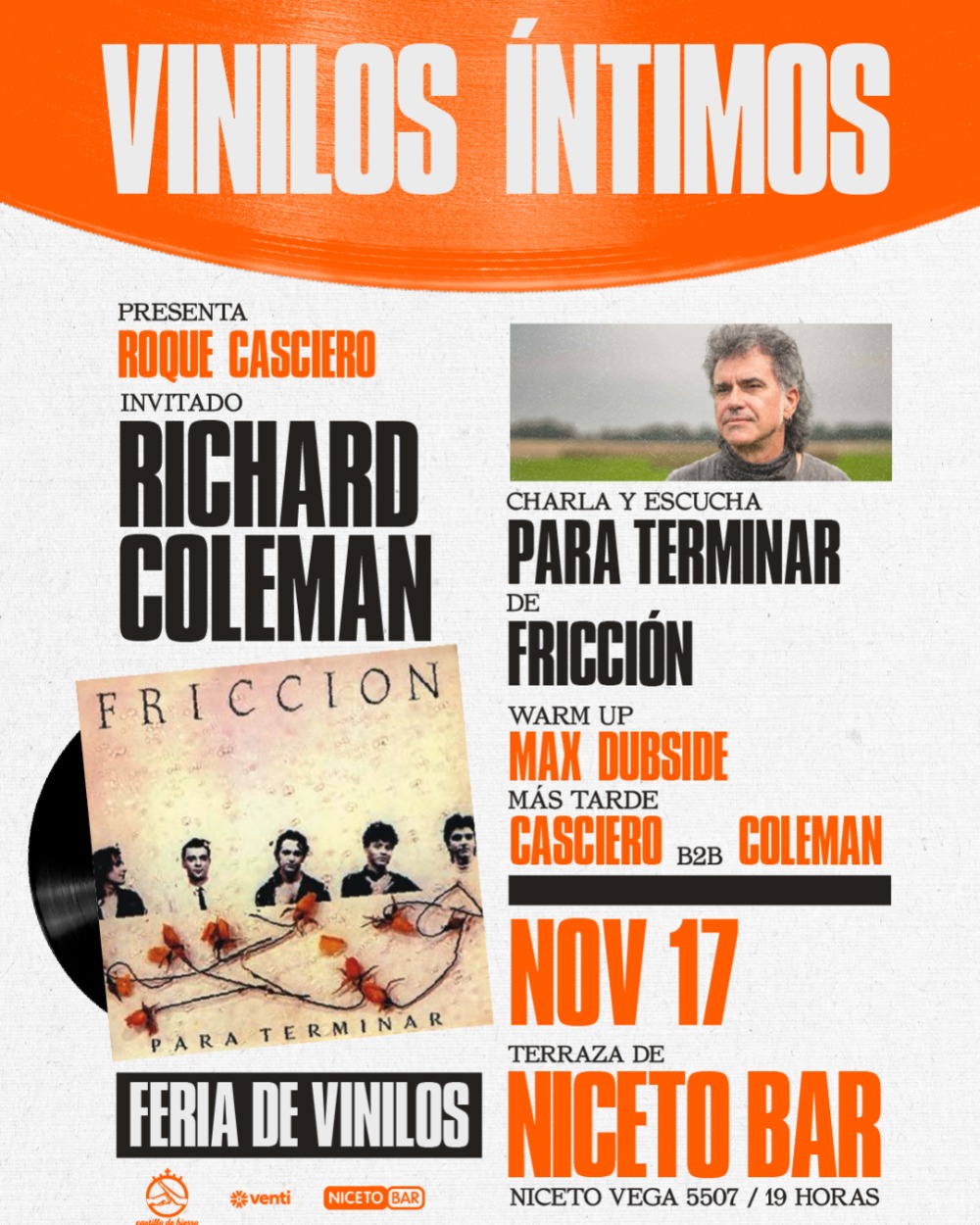 Vinilos Íntimos en Niceto Bar