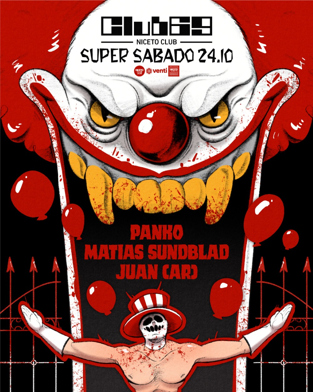 Club 69 | 24 OCT en Niceto Club (+18 años)