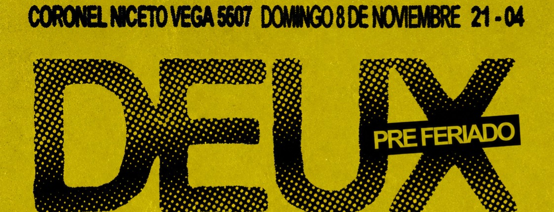 DEUX en Niceto Bar