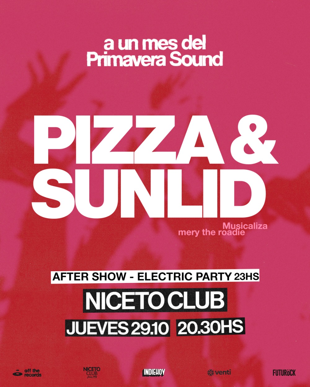 Sunlid y Pizza en Niceto Club (+18 años)