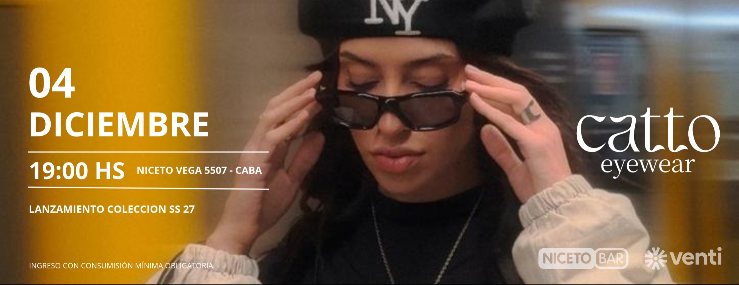 CATTO EYEWEAR SS27 en Niceto Bar